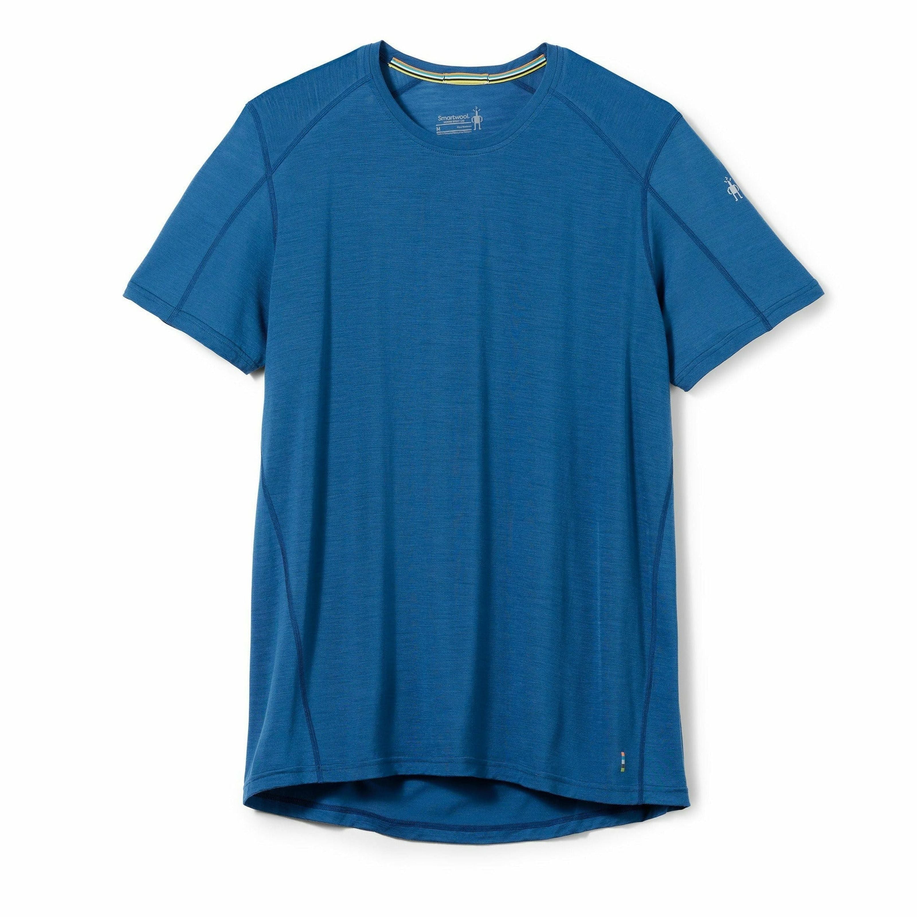 Smartwool Mens Ultralite Mountain Bike Short Sleeve Tee - Clearance  -  Small / Dark Denim