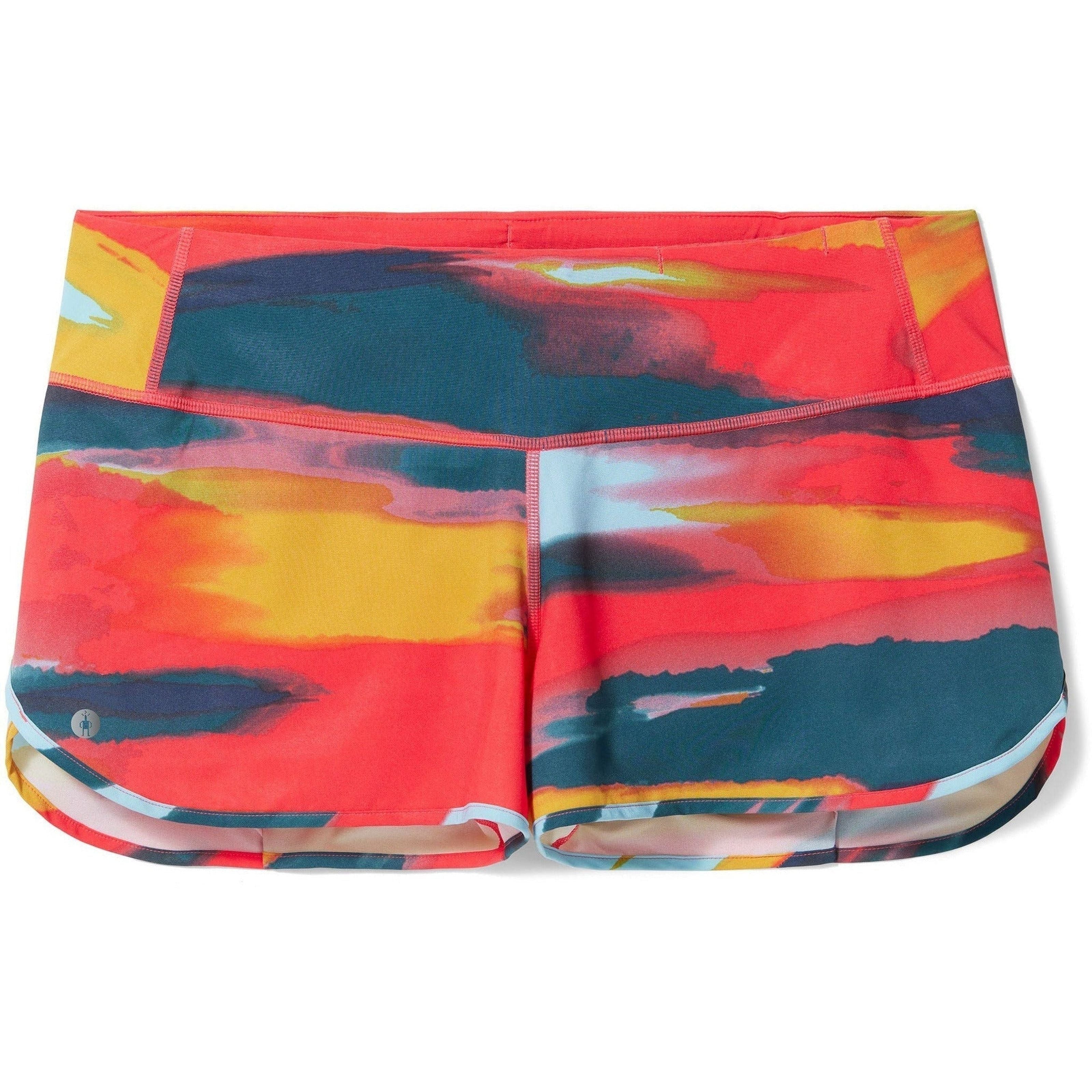 Smartwool Womens Active Lined Shorts - Clearance  -  Large / Carnival Horizon Print