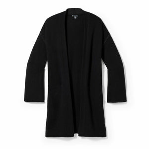 Smartwool Womens Cozy Lodge Duster Sweater - Clearance  -  Small / Black