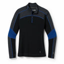 Smartwool Womens Classic Thermal Merino Base Layer Colorblock 1/4 Zip - Clearance  -  X-Small / Black