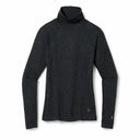 Smartwool Womens Thermal Merino Rib Turtleneck  -  X-Small / Charcoal Heather