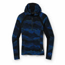 Smartwool Womens Classic Thermal Merino Base Layer 1/2 Zip Hoodie - Clearance  -  X-Small / Blueberry Hill Mountain Scape