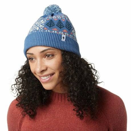 Smartwool Fairisle Snowflake Beanie  -  One Size Fits Most / Blue Horizon Heather