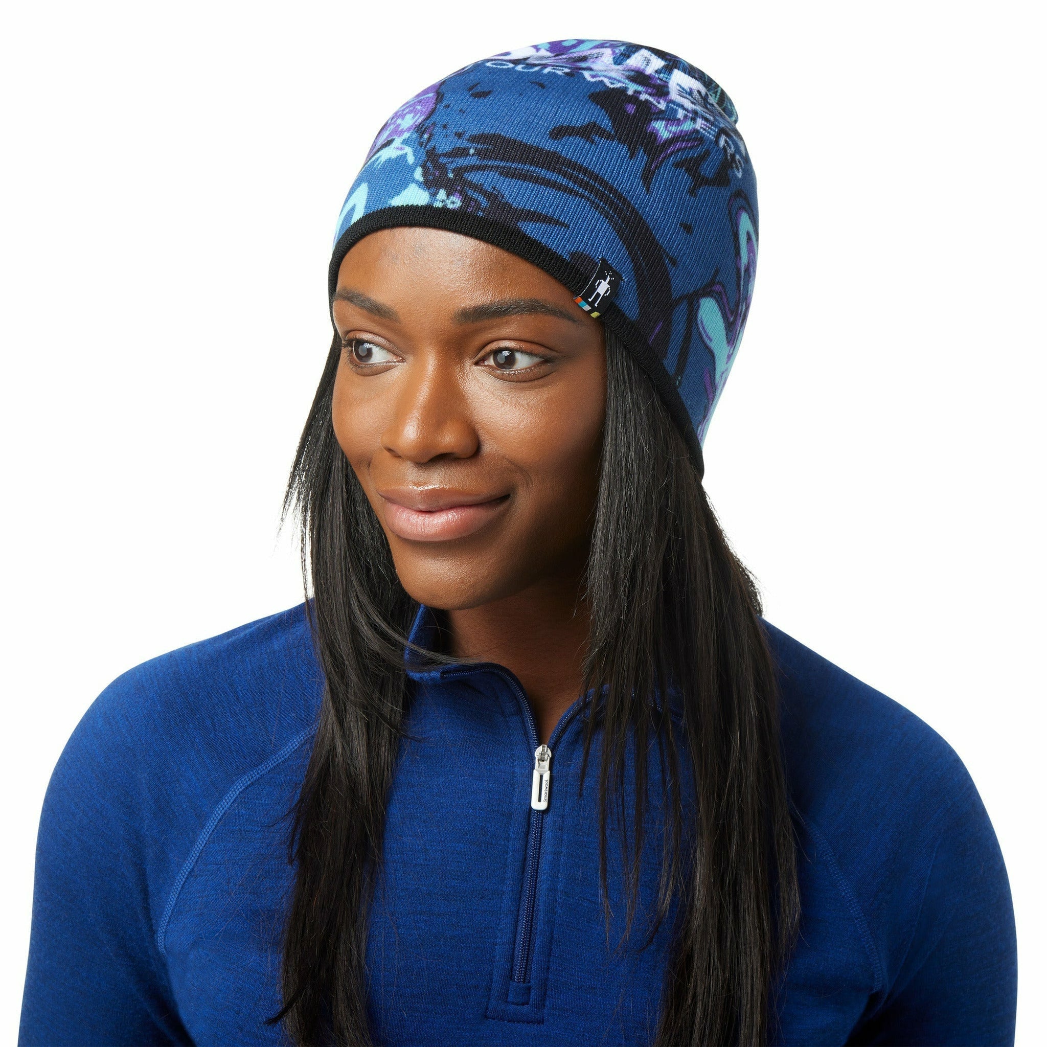 Smartwool POW Print Beanie - Clearance  -  One Size Fits Most / Multi Color