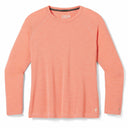 Smartwool Womens Classic Thermal Merino Base Layer Crew Plus - Clearance  -  1X / Sunset Coral Heather