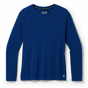 Smartwool Womens Classic Thermal Merino Base Layer Crew Plus  -  1X / Blueberry Hill Heather