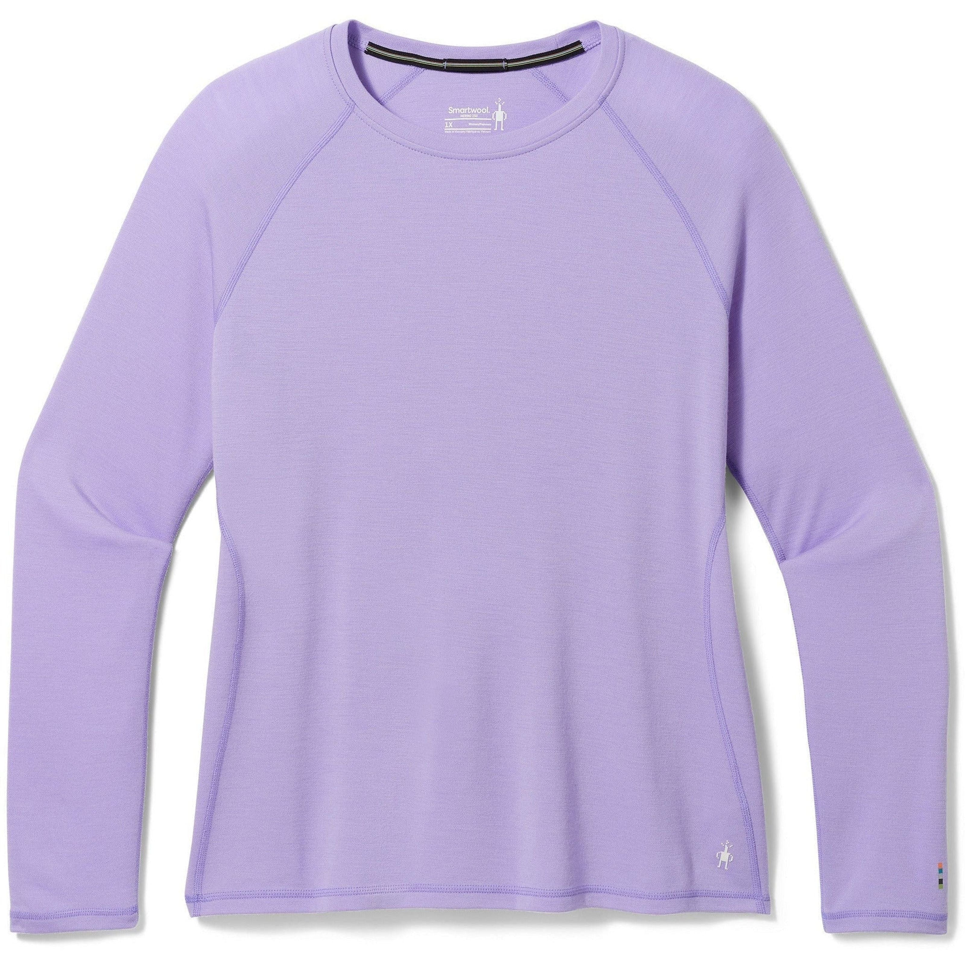 Smartwool Womens Classic Thermal Merino Base Layer Crew Plus - Clearance  -  2X / Ultra Violet