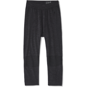 Smartwool Mens Intraknit Thermal Merino Base Layer 3/4 Bottoms  -  Small / Charcoal Heather/Black
