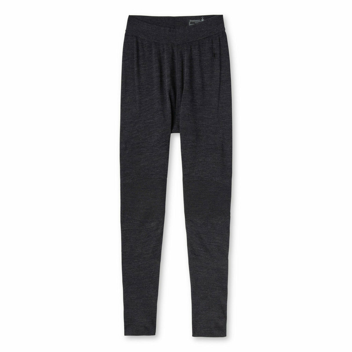 Smartwool Mens Intraknit Thermal Merino Base Layer Bottoms  -  Small / Charcoal Heather/Black