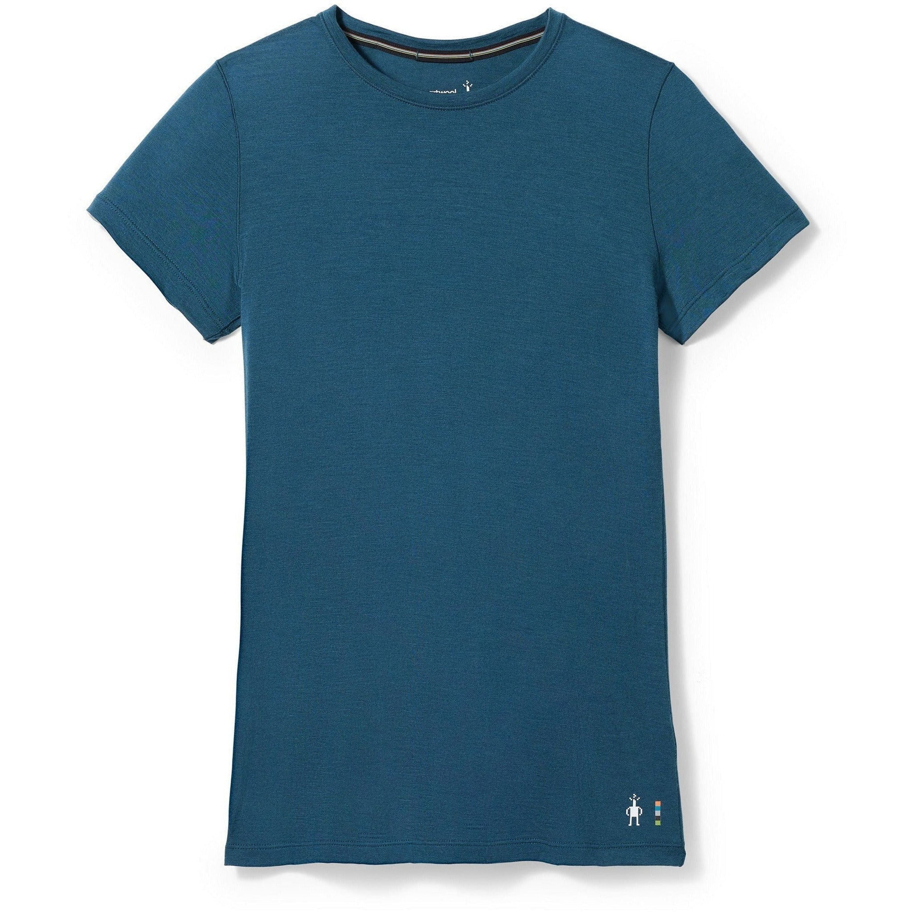 Smartwool Womens Merino Short-Sleeve Tee  -  X-Small / Twilight Blue