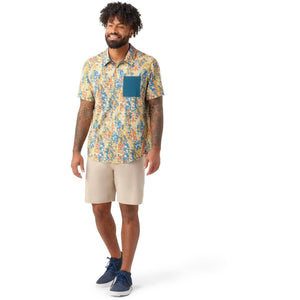 Smartwool Mens Printed Short Sleeve Button Down  - 