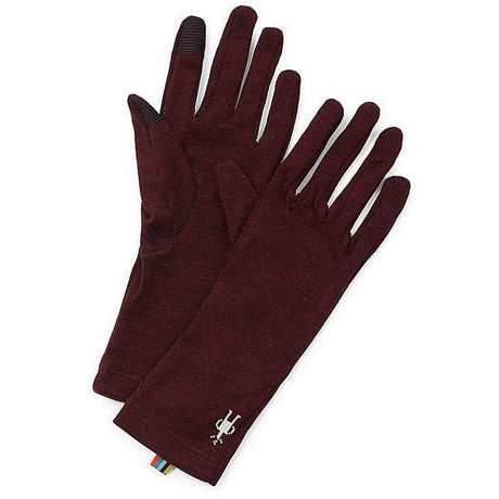 Smartwool Merino 250 Gloves  -  X-Small / Black Cherry Heather