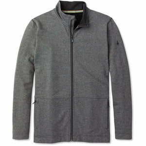 Smartwool Mens Merino Sport Fleece Full-Zip Jacket  -  Small / Charcoal Heather