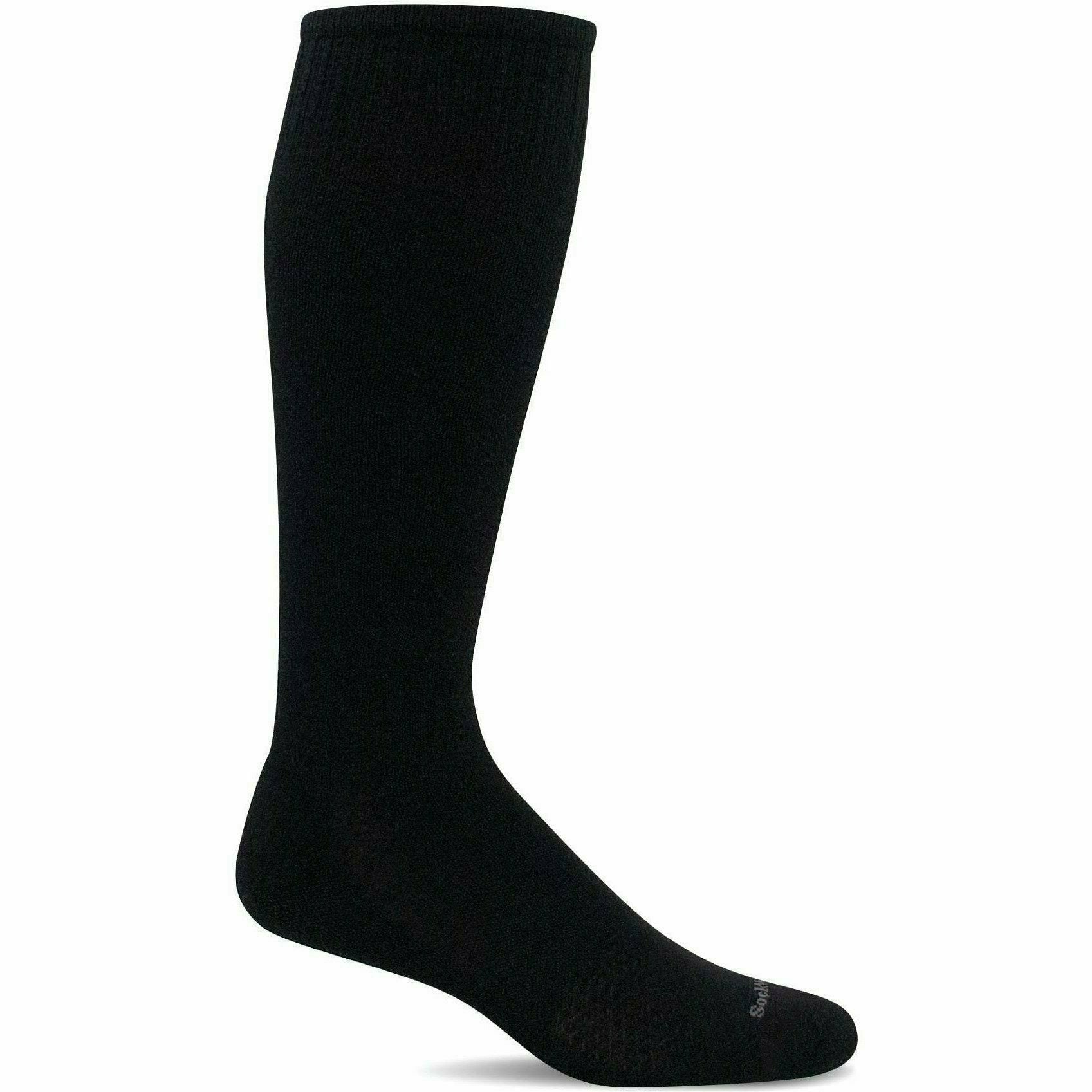 Sockwell Mens Featherweight Moderate Compression Socks  -  Medium/Large / Black