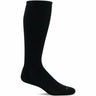 Sockwell Mens Featherweight Moderate Compression OTC Socks  -  Medium/Large / Black