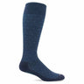 Sockwell Mens Featherweight Moderate Compression OTC Socks  -  Medium/Large / Navy