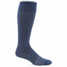 Sockwell Womens Featherweight Fancy Moderate Compression Knee High Socks  -  Small/Medium / Denim