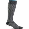 Sockwell Womens Featherweight Fancy Moderate Compression Knee High Socks  -  Small/Medium / Black Multi