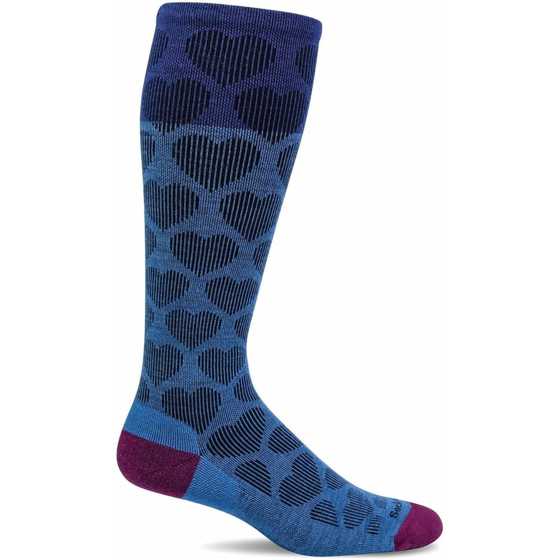Sockwell Womens Heart Throb Moderate Compression Socks  -  Small/Medium / Ocean