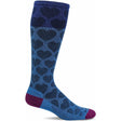 Sockwell Womens Heart Throb Moderate Compression Socks  -  Small/Medium / Ocean