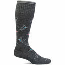 Sockwell Womens Free Fly Moderate Compression Socks  -  Small/Medium / Charcoal
