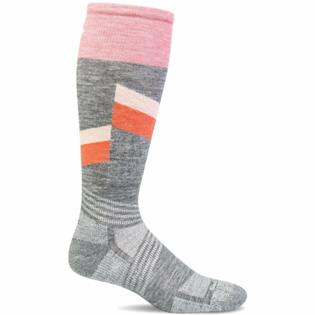 Sockwell Womens The Steep Medium Compression Knee High Socks  -  Small/Medium / Gray