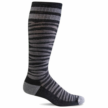 Sockwell Womens Tigress Firm Compression Knee High Socks  -  Small/Medium / Black