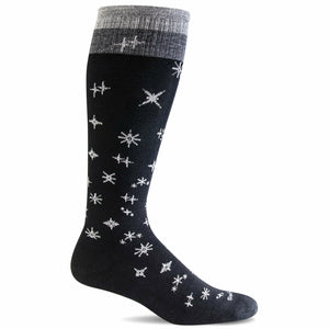 Sockwell Womens Twinkle Firm Compression Knee-High Socks  -  Small/Medium / Black