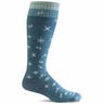 Sockwell Womens Twinkle Firm Compression Knee-High Socks  -  Small/Medium / Blue Ridge