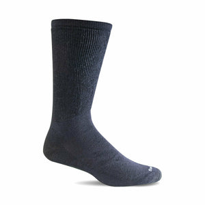 Sockwell Mens Extra Easy Relaxed Fit Crew Socks  -  Medium/Large / Black