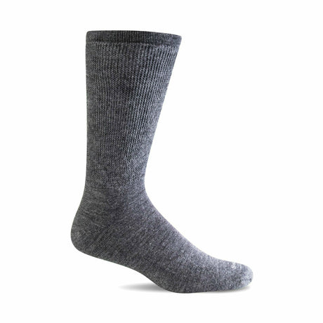 Sockwell Mens Extra Easy Relaxed Fit Crew Socks  -  Medium/Large / Charcoal