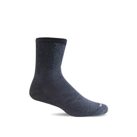 Sockwell Womens Extra Easy Relaxed Fit Crew Socks  -  Small/Medium / Black