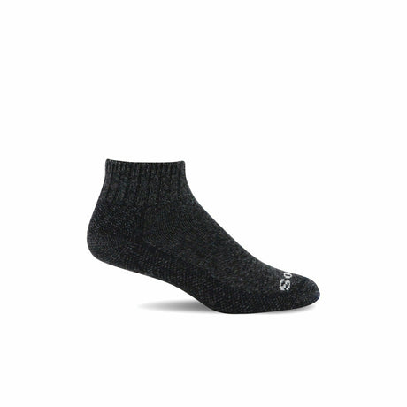 Sockwell Womens Big Easy Mini Relaxed Fit Mini-Crew Socks  -  Small/Medium / Black