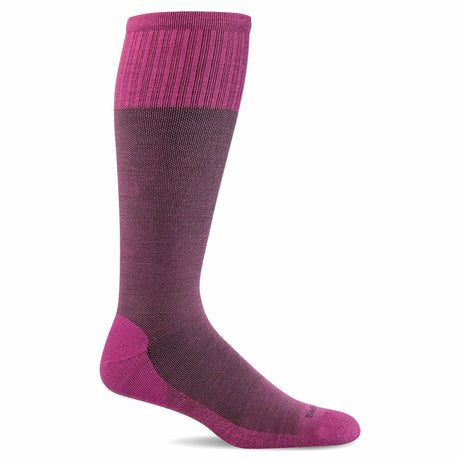 Sockwell Womens The Basic Moderate Compression Knee-High Socks  -  Small/Medium / Raspberry