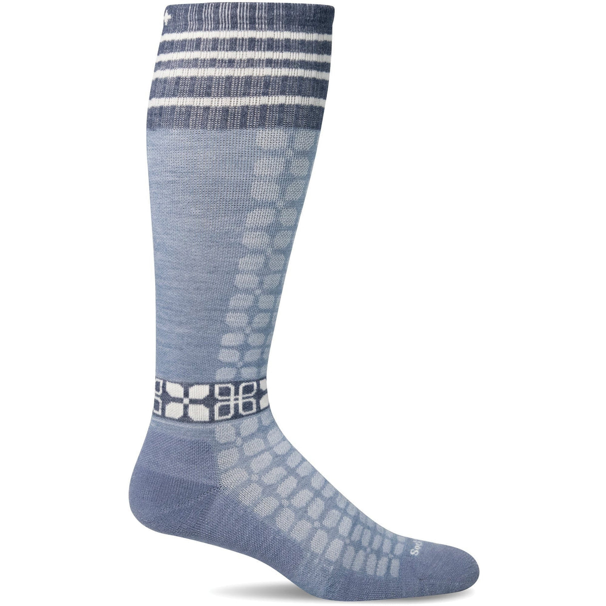 Sockwell Womens Boost Firm Compression Knee High Socks  -  Small/Medium / Bluestone