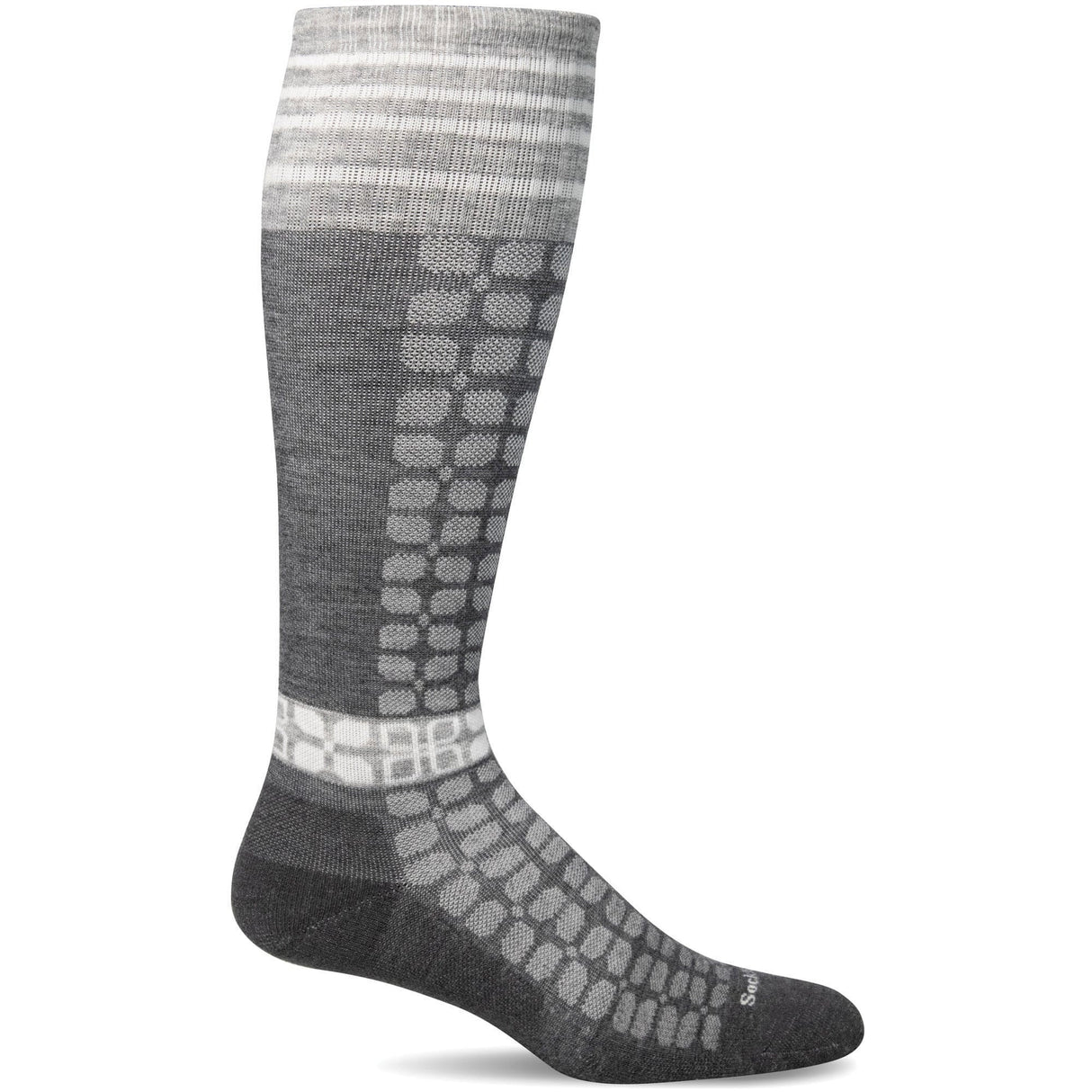 Sockwell Womens Boost Firm Compression Knee High Socks  -  Small/Medium / Charcoal