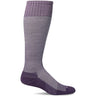 Sockwell Womens Herringbone Firm Compression Knee High Socks  -  Small/Medium / Plum