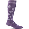 Sockwell Womens Best in Show Moderate Compression Knee High Socks  -  Medium/Large / Plum
