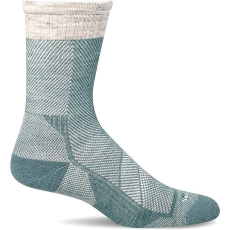 Sockwell Womens Elevate Crew Moderate Compression Socks  -  Small/Medium / Mineral