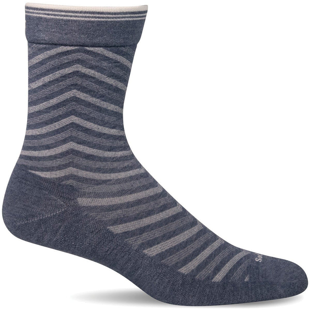 Sockwell Womens Ease Up Crew Socks  -  Small/Medium / Denim