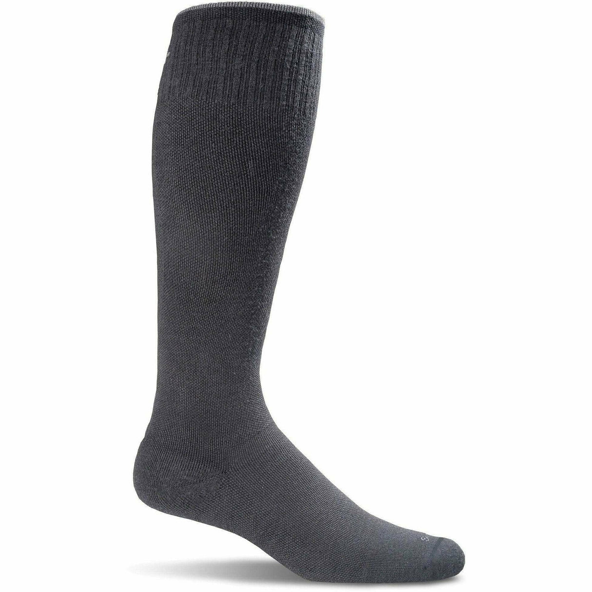 Sockwell Womens Twister Firm Compression Knee High Socks  -  Small/Medium / Black Solid