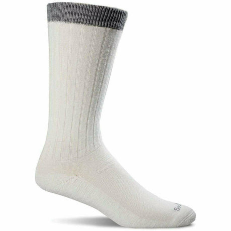 Sockwell Mens Easy Does It Relaxed Fit Crew Socks  -  Medium/Large / Natural