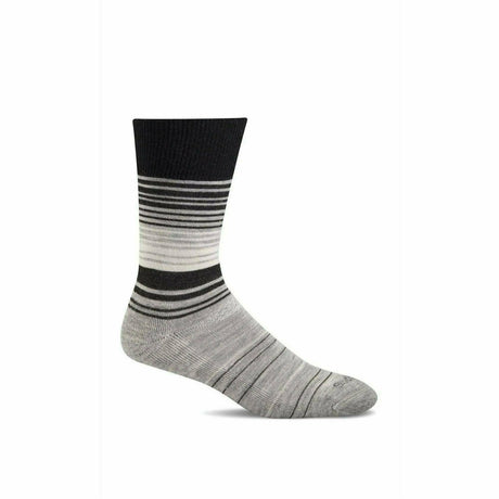 Sockwell Womens Easy Does It Relaxed Fit Crew Socks  -  Small/Medium / Gray