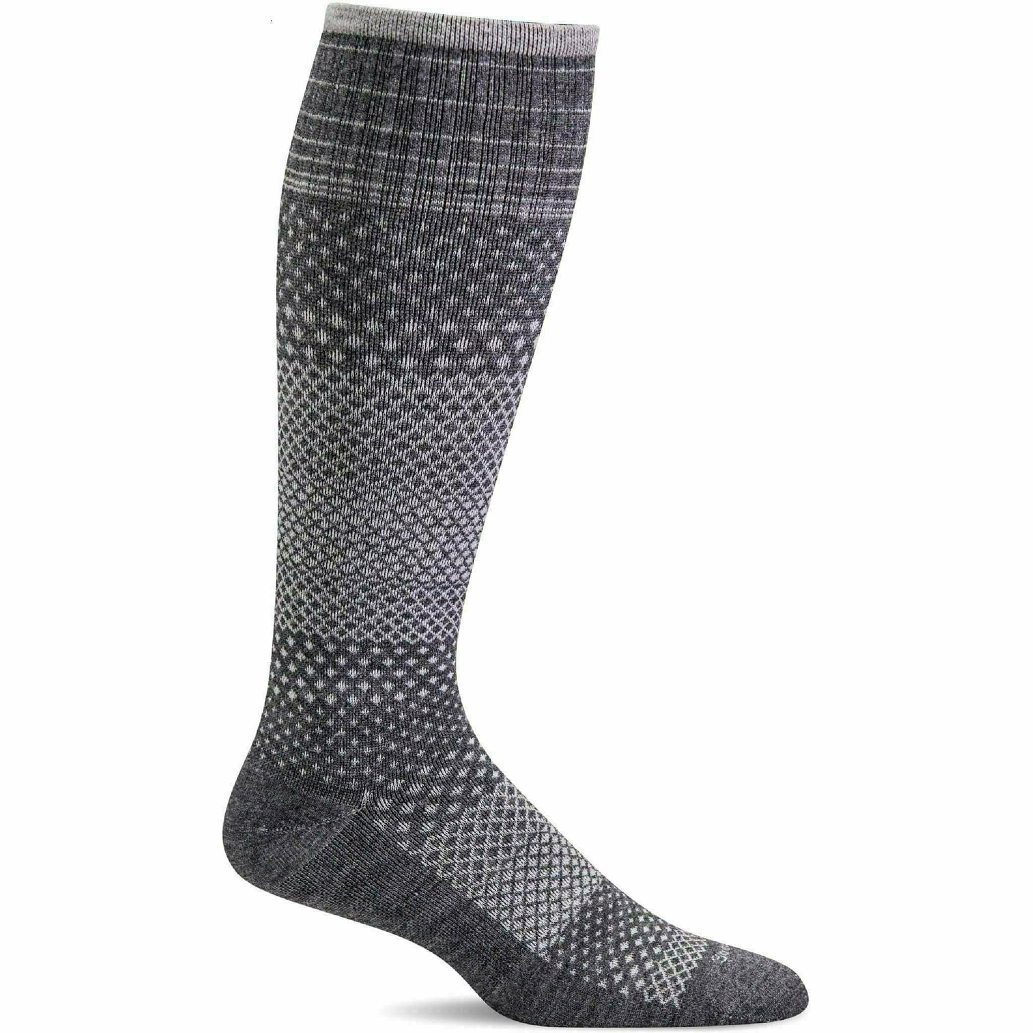 Sockwell Womens Micro Grade Moderate Compression Socks  -  Small/Medium / Charcoal