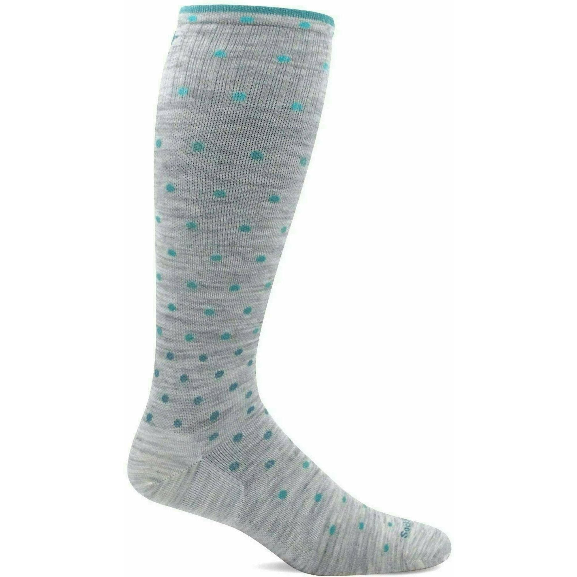 Sockwell Womens On the Spot Moderate Compression Socks  -  Small/Medium / Ash