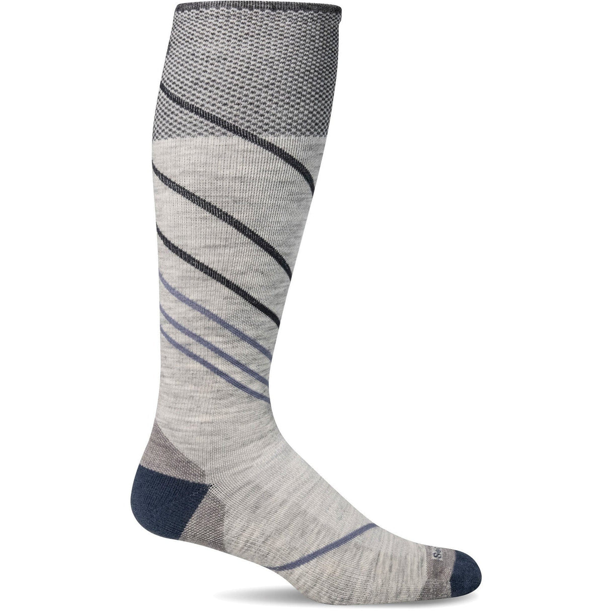 Sockwell Mens Pulse Firm Compression OTC Socks  -  Medium/Large / Ash