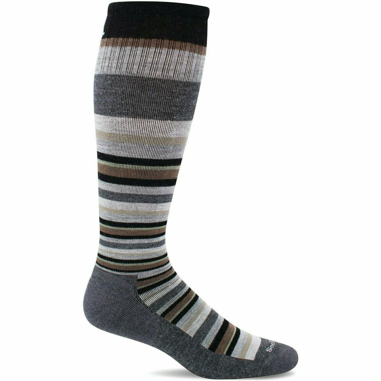 Sockwell Mens Up Lift Firm Compression OTC Socks  -  Medium/Large / Charcoal