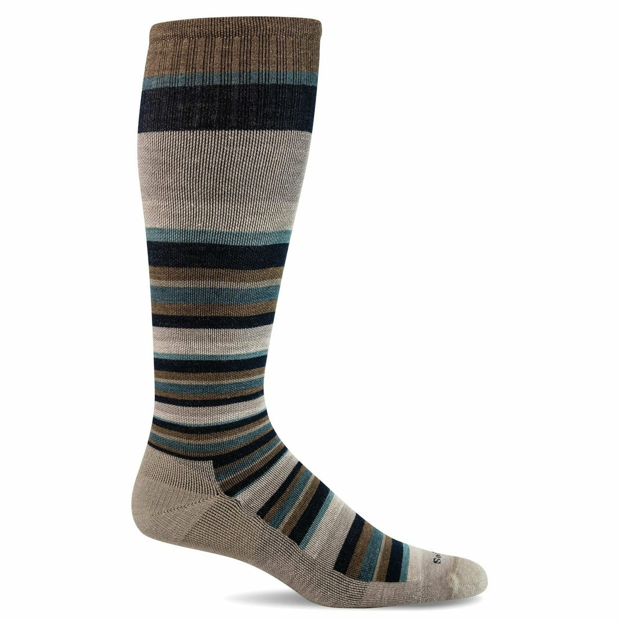 Sockwell Mens Up Lift Firm Compression OTC Socks  -  Medium/Large / Putty