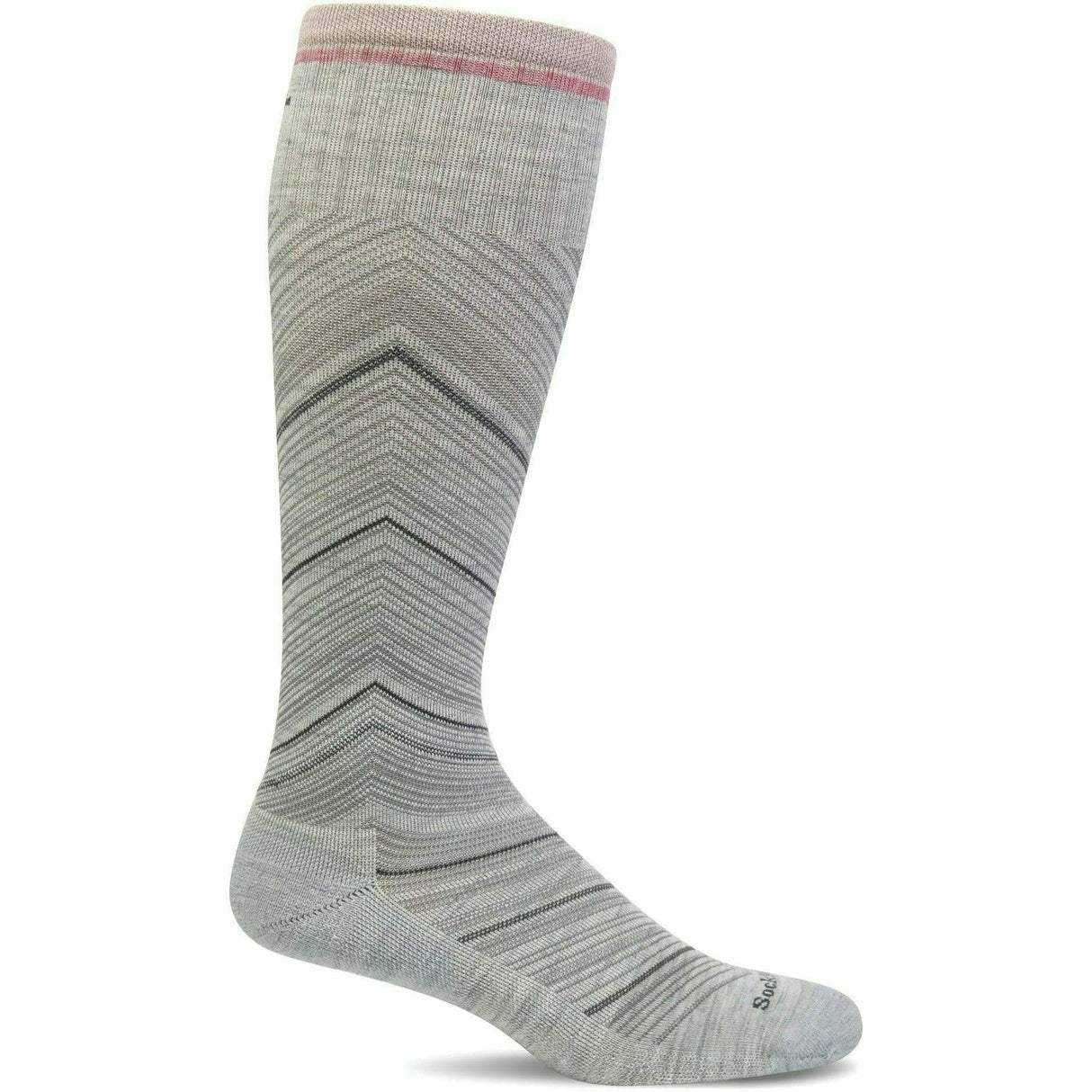 Sockwell Womens Full Flattery Wide Calf Fit Moderate Compression Socks  -  Small/Medium / Ash
