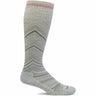 Sockwell Womens Full Flattery Wide Calf Fit Moderate Compression Socks  -  Small/Medium / Ash
